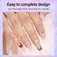 thumbnail image 3 of Kit de uñas de gel francesas Vansiho Long Square French Tip Press, 3 of 6