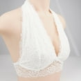 thumbnail image 4 of Full Figure Bras for Women Full-Coverage Bra Feature V-Neck Bralette Bra Style W-800 White M, 4 of 5