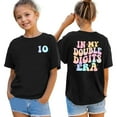 thumbnail image 2 of Tiijoy Infant Girls 10Th Birthday T Shirt Short Sleeved Crew Neck T-Shirt Tee, Sizes 12-24M, 2 of 3
