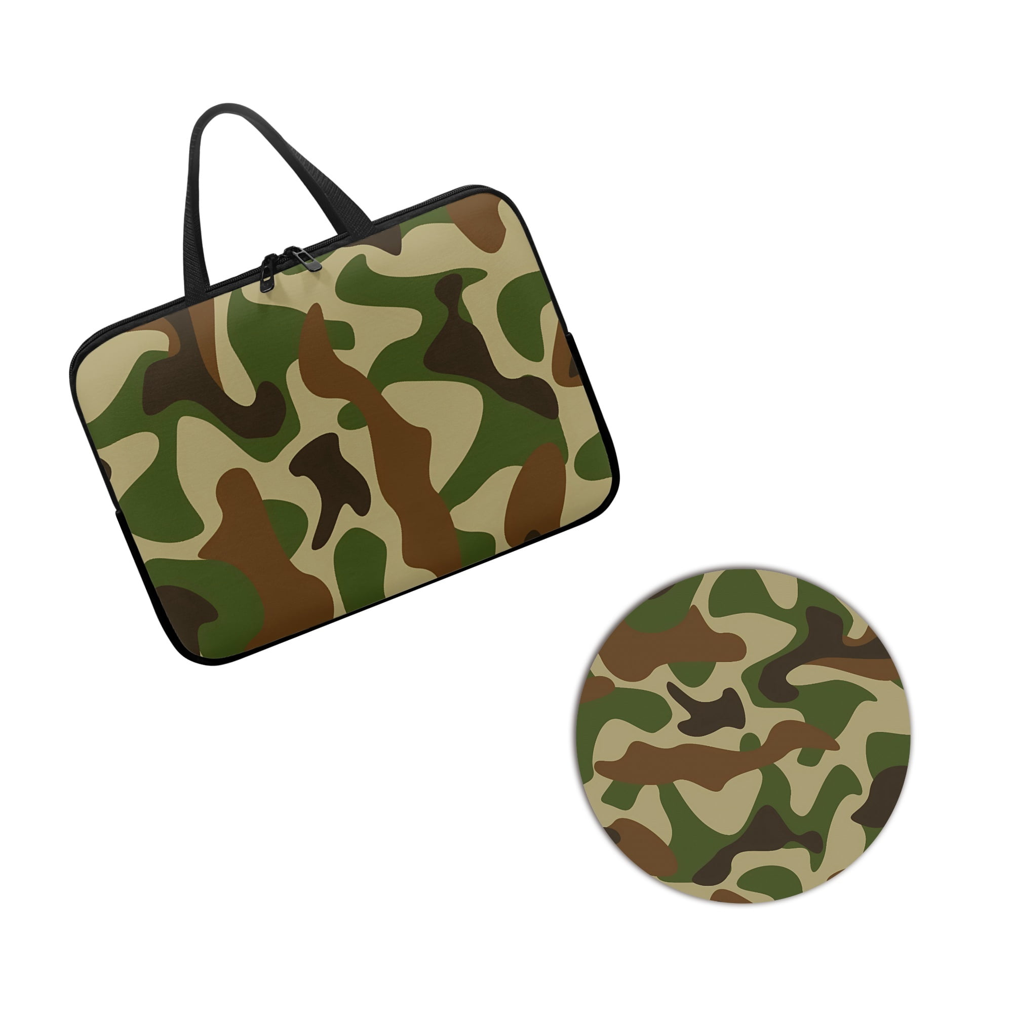 NYZNIA Camo Laptop Bag 15 inch with Extra Mouse Pad,Waterproof Laptop