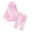 Pink, variant on biudgviw Girls Boys Tie-Dye Sets Casual Fall Long Sleeve Hoodies Sweatshirt Lounge Pants Tracksuit Outfits for Children