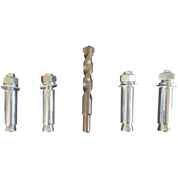 Sim Supply Bumper Installation Kit,4 Bolts & 1 Bit 33F680 33F680 ZO-G4800677