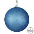 thumbnail image 3 of Vickerman 4" Periwinkle Sequin Ball Ornament, 6 per Bag, 3 of 5