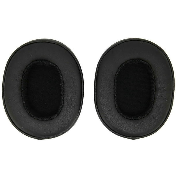 Protein Leather Replacement Ear Pads for Skullcandy Crusher 3.0 Wireless and Hesh 3 Headphones, Black Cushions Repair Parts