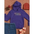 thumbnail image 3 of Colorful Spooky Vibes Hoodie Juniors -Image by Shutterstock,  Small, 3 of 4