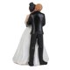 thumbnail image 3 of Romantic Figurine Bride Groom Hug for Wedding Cake Toppers Smart Wedding Decor, 3 of 3