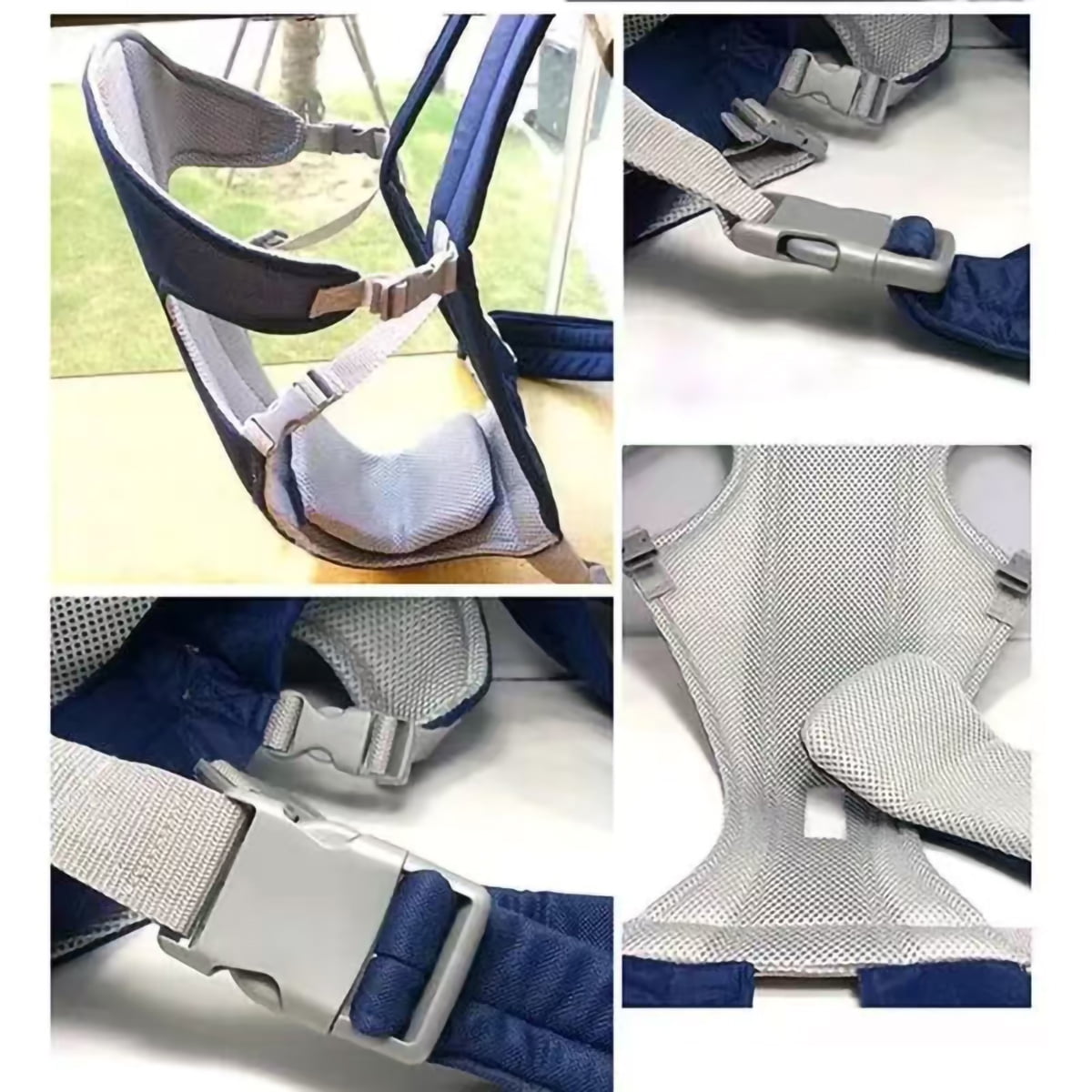 Lvelia Baby Carrier,Baby Holder Carrier Ergonomic Infant Carrier Adjustable Baby Carrier,Lightweight & Breathable Baby Front and Back Carrier for Infants Toddlers Babies Girl and Boy(Blue)