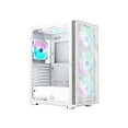 thumbnail image 7 of Montech X3 Mesh 6pcs, 3 x 140mm& 3 x 120mm Fixed RGB Lighting Fans (Pre-Installed) ATX Mid-Tower PC Gaming Case, USB3.0, Door Open Tempered Glass Side Panel, High Airflow, White, 7 of 7