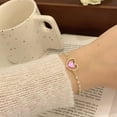 thumbnail image 3 of Heart Pearl Bracelet, 3 of 5