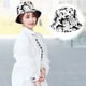 thumbnail image 3 of GOOHOCHY Sombrero de pescador de dos caras con estampado de panda pequeño, 3 of 8