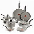thumbnail image 1 of T-fal Batería de Cocina 12 Piezas Talent Stone con Antiadherente Easy Mineral y Termo Señal, 5821600, 1 of 5