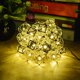 thumbnail image 1 of Hollow Iron Art Solar Earth Plug-in String Christmas Warm White Daylight TUNC Sencillez, 1 of 5