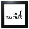 thumbnail image 1 of 1 profesor estudiante citar número. Mesa de pared con marco cuadrado negro, 1 of 4