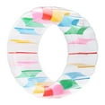 thumbnail image 1 of Rueda inflable para el agua, flotador de piscina para niños, rueda de agua gigante y colorida, flotador de rodillo inflable para estanque, río, césped, 1 of 8