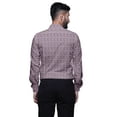 thumbnail image 3 of BESTMAN Cotton Formal Shirts For Men Slim Fit Printed Full Sleeve Shirts For Men, 3 of 5