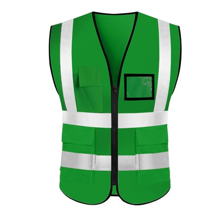 

Mackneog High Visibility Running Reflective Vest Security Equipment Night Work Tops Outdoor