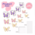 thumbnail image 2 of 450pzs Decoración Pastel De Mariposa Para Fiestas Cumpleaños, 2 of 5