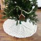 thumbnail image 2 of B Falda de árbol de Navidad llamativa, impermeable, tela no tejida, almohadilla de felpa para árbol de Navidad, decoración para el hogar, 2 of 5