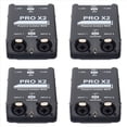 thumbnail image 1 of 4X Aislador de Audio de 2 Vías, Eliminador de Corriente de Audio, XLR 6.5, Aislador Permalloy, Transmisión en del Mezclador, 1 of 5