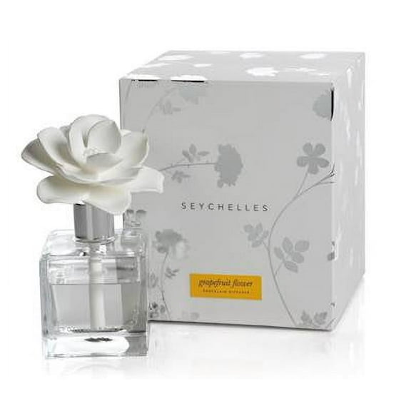 GRAPEFRUIT FLOWER Zodax Seychelles Porcelain Diffuser