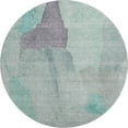 thumbnail image 2 of Addison Rugs Mayfield Premium Machine Washable Transitional Abstract Teal Round Rug, 8' x 8', 2 of 6
