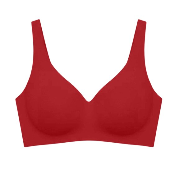 Zpanxa Supportive Sports Bras for Women Wireless Seamless Ribbed Mocha with Wide Straps and Hook-and-eye Closure for Women