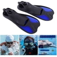 thumbnail image 3 of Swimming Fins Adjustable Open Heel Diving Flippers Silicon Snorkeling Foot Pocket for Sea, 3 of 8