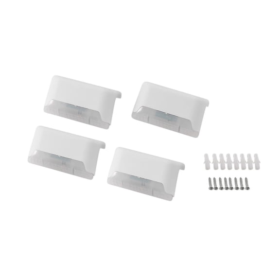 4Pcs Led Solar Path Stair Lights Outdoor Garden Lawn Landscape Lamp