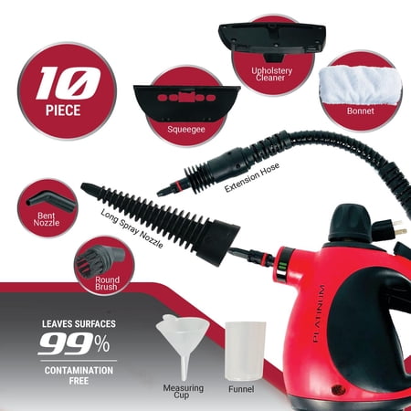 PLATINUM SERIES HANDHELD STEAM CLEANER 1200W FOR DEEP CLEANING