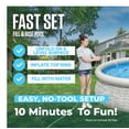 thumbnail image 5 of Bestway Fast Set 12' x 30" Round Inflatable Stacked Stone Swimming Pool Set, 5 of 15