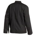 thumbnail image 2 of Chef Code Men's 10 Pearl Button Classic Chef Coat, black, medium, 2 of 2