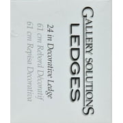 EBONY-BLACK GALLERY 24in Ledge by Gallery Solutions