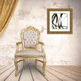 thumbnail image 3 of Holland, J. 26x26 Gold Ornate Wood Framed with Double Matting Museum Art Print Titled - Linear Expression I, 3 of 4