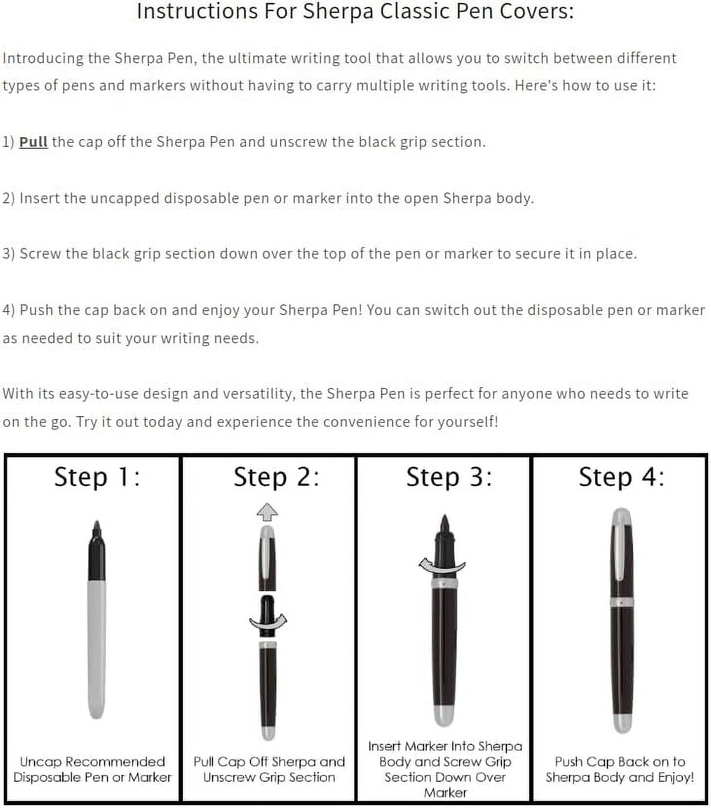 Sherpa Pen Classic Aluminum Forever Green and Gold Marker and Pen Cover