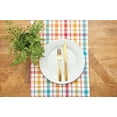 thumbnail image 2 of Radley Plaid Woven Reversible Colorful Summertime Table Runner 13" x 72", 2 of 7