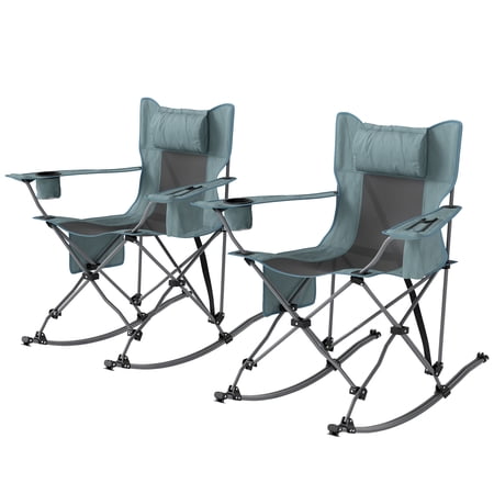 folding rocking camping chairs with product