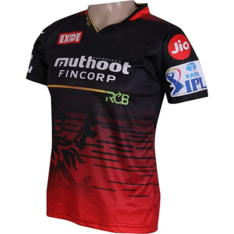 KD Cricket IPL Jersey Team Supporter Jersey T Shirt 2022 23 Royal Challengers Bangalore 42