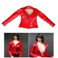 thumbnail image 4 of Chaqueta de cuero PU 1: 6 para s de acción pulgadas HT / PH / rojo Sunnimix Abrigo de chaqueta de figura, 4 of 8