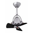thumbnail image 4 of Matthews Fan Company - Diane - 13" Ceiling Fan in Polished Chrome finish with metal blades, oscillates 90 degrees, indoor and patio rated, DI-CR-MTL, 4 of 7
