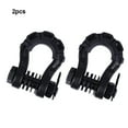 thumbnail image 3 of mmirethe 2pcs/set 2Pack 3/4 D Ring Shackles Shackle Shackle U-Hook Rugged Tow Shackle With Isolator Strong Black, 3 of 6