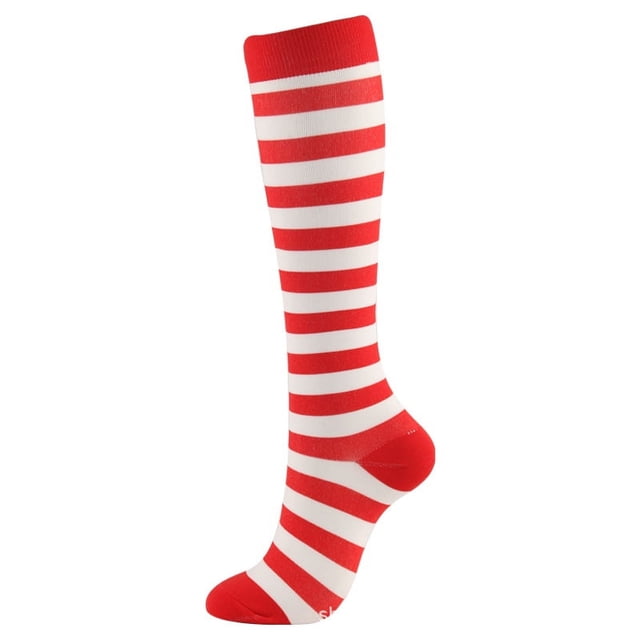 Calcetines Cub Calcetines deportivos de Halloween Calcetines de compresión para adultos Calcetines de presión Calcetines navideños por encima de la rodilla