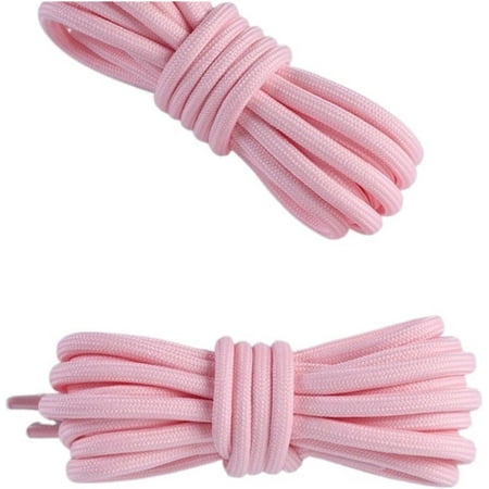 

40 /47 /55 Round Laces Solid Color Classic Laces for Shoes Sneaker Laces Laces 1 Pair (Color : Pink Size : 140cm)