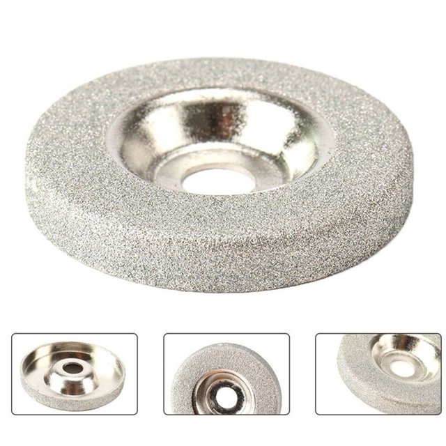 GLFSIL 1 pieza 50 mm muela de diamante grano 180 amoladora afiladora herramienta rotativa de recorte