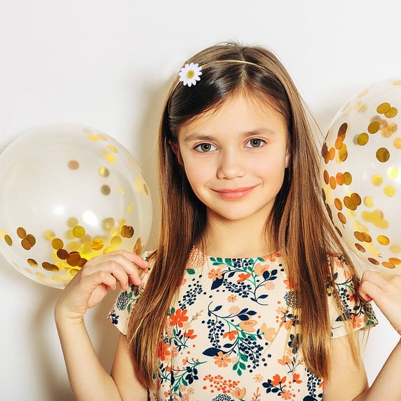 Raindrops 10Pcs Daisy Hair Barrettes White Sunflower Clips For Women Daily Life Use