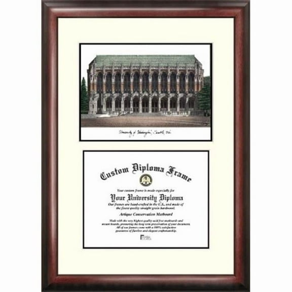 Campus Images LMP-WA995V-IFS University of Washington Scholar Diploma Frame