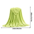 thumbnail image 4 of Xuniizn Soft Blankets, Throw Blanket for Couch, Flannel Sherpa Blanket Fleece Blanket for Adults, Cozy, Plush, Thicken, Reversible, Machine Washable, Green, 4 of 4