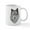 White, variant on CafePress - Stylized Grey Wolf Mug - 11 oz Ceramic Mug - Novelty Coffee Tea Cup