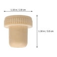 thumbnail image 2 of Homoyoyo Polymer Wine Bottle Stoppers Sealing Corks Assorted Colors for Wine 20Pcs, 2 of 7