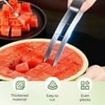 thumbnail image 3 of QDXFX Watermelon Cutter Slicer Stainless Steel Fruit Splitter with Safe Grip Melon Slicers Tool Kitchen Gadget,C, 3 of 8