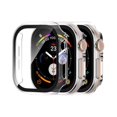 thumbnail image 1 of wonima44 3 Pack Tempered Glass Case for Apple Watch Series 10 Screen Protector 42mm, Hard PC Face Cover Overall Protection Anti-Scratch Bumper Cases for iWatch 42mm Accessories, Clear/Clear/Clear, 1 of 1